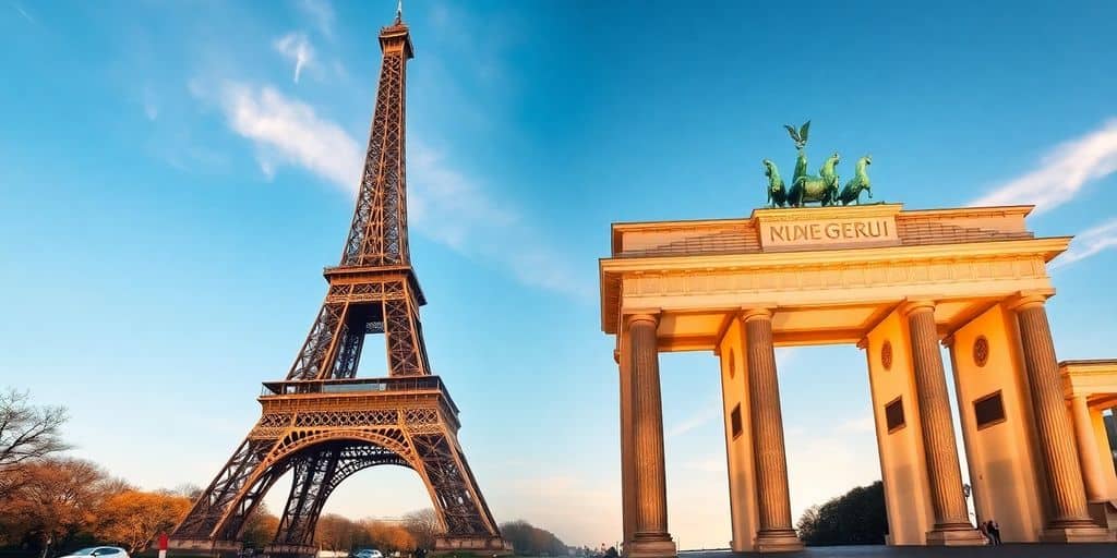 Blick über eine europäische Hauptstadt